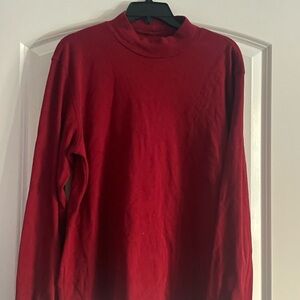 Eddie Bauer vintage long sleeve mock neck shirt